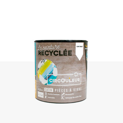 CIRCOULEUR Peinture Circouleur Blanc Mat 0,5L