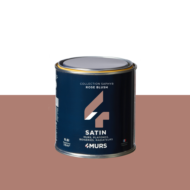 Saphyr Peinture Finition Peinture rose blush Satiné 0,5 L