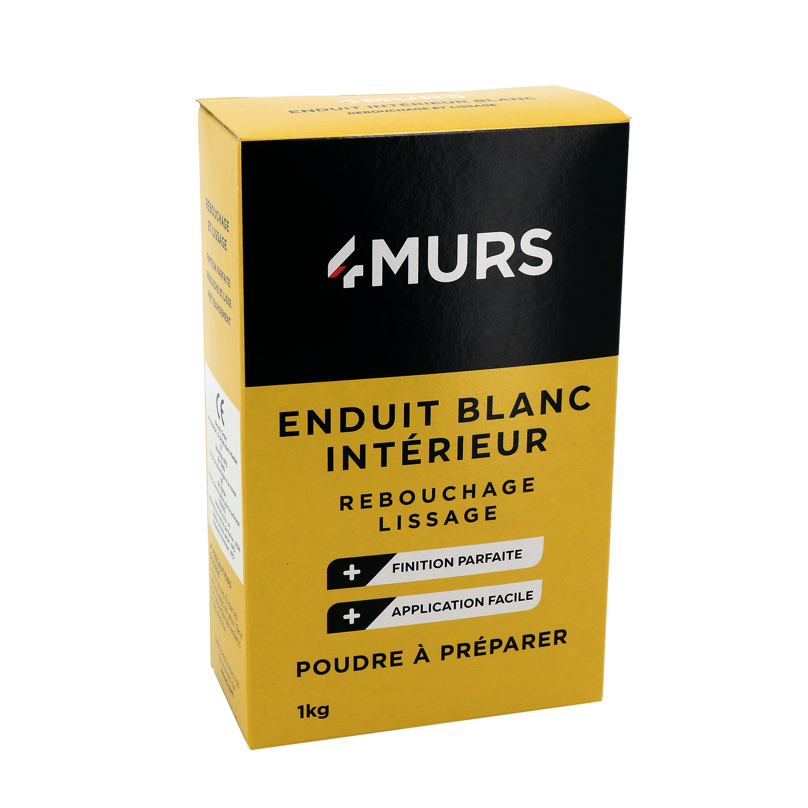 4MURS Enduit de rebouchage et lissage 1 Kg