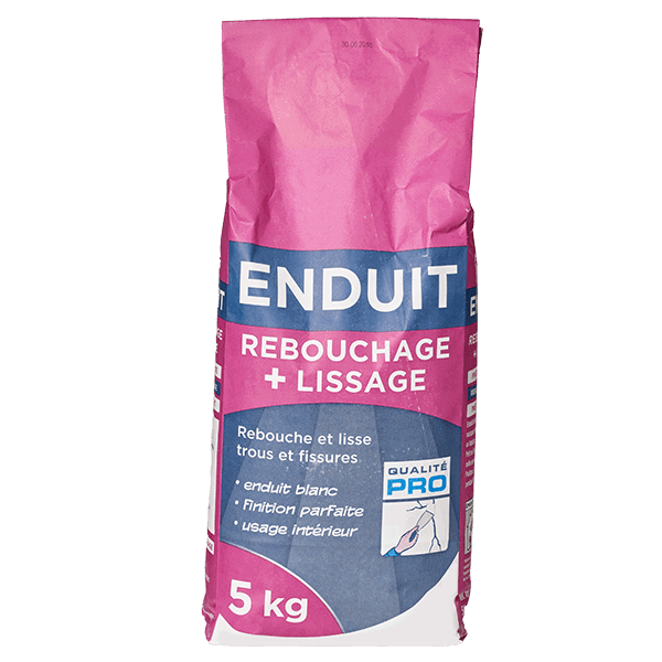 4MURS Enduit de rebouchage et lissage 5 Kg