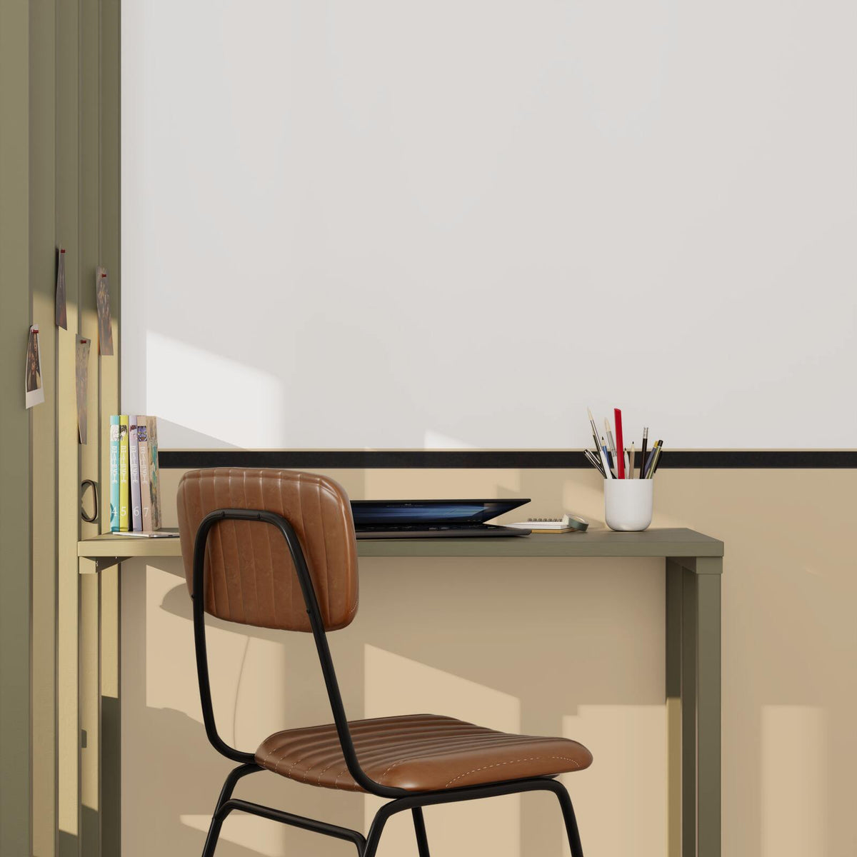 Galon vinyle Virtuose Noir Lisse