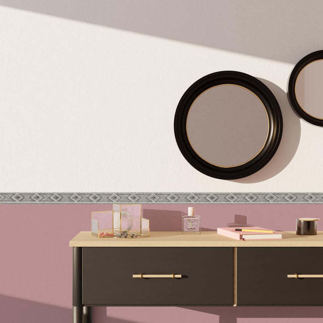 Galon vinyle DIAMANTINE coloris argent