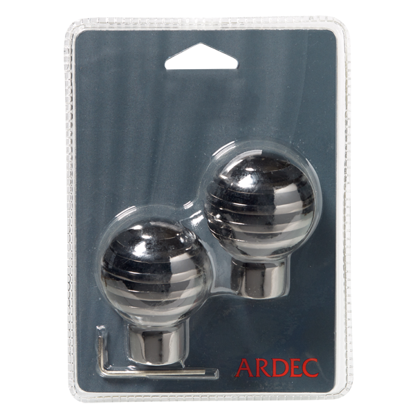Embout Onyx Nickel noir Métal brillant