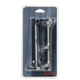 Support barre à rideau Onyx Nickel noir Métal brillant
