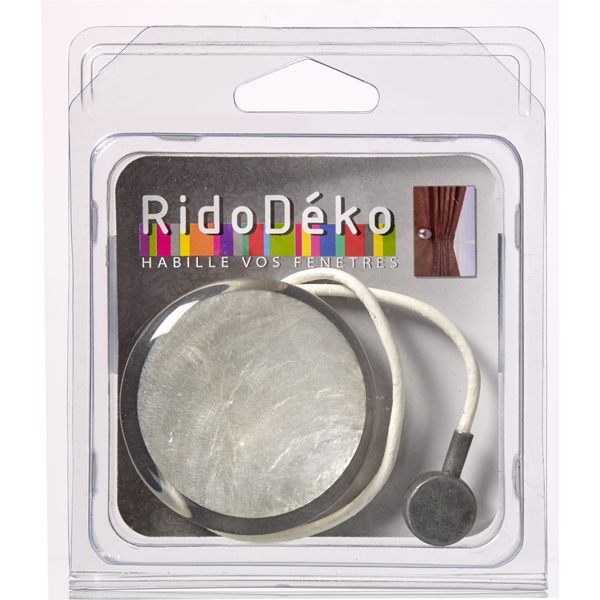 Embrasse aimantée Murano Blanc