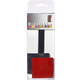 Embrasse aimantée Nacre 3d Rouge carmin Plastique