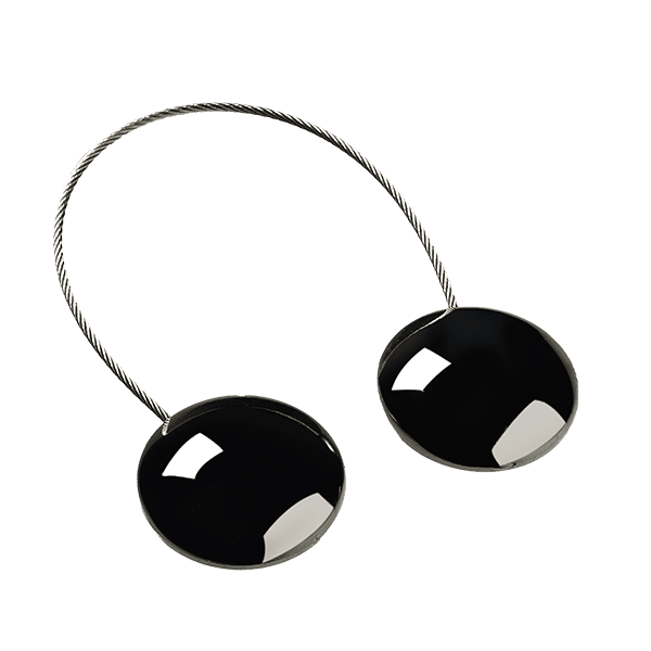 Embrasse aimantée KILLY coloris brun miroir