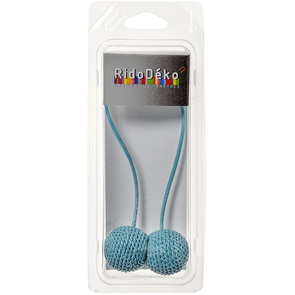 Embrasse aimantée Felli Bleu Plastique