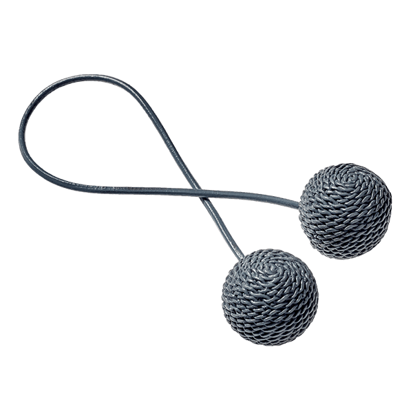 Embrasse aimantée Felli Gris Plastique