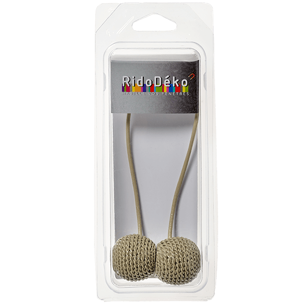 Embrasse aimantée Felli Beige Plastique