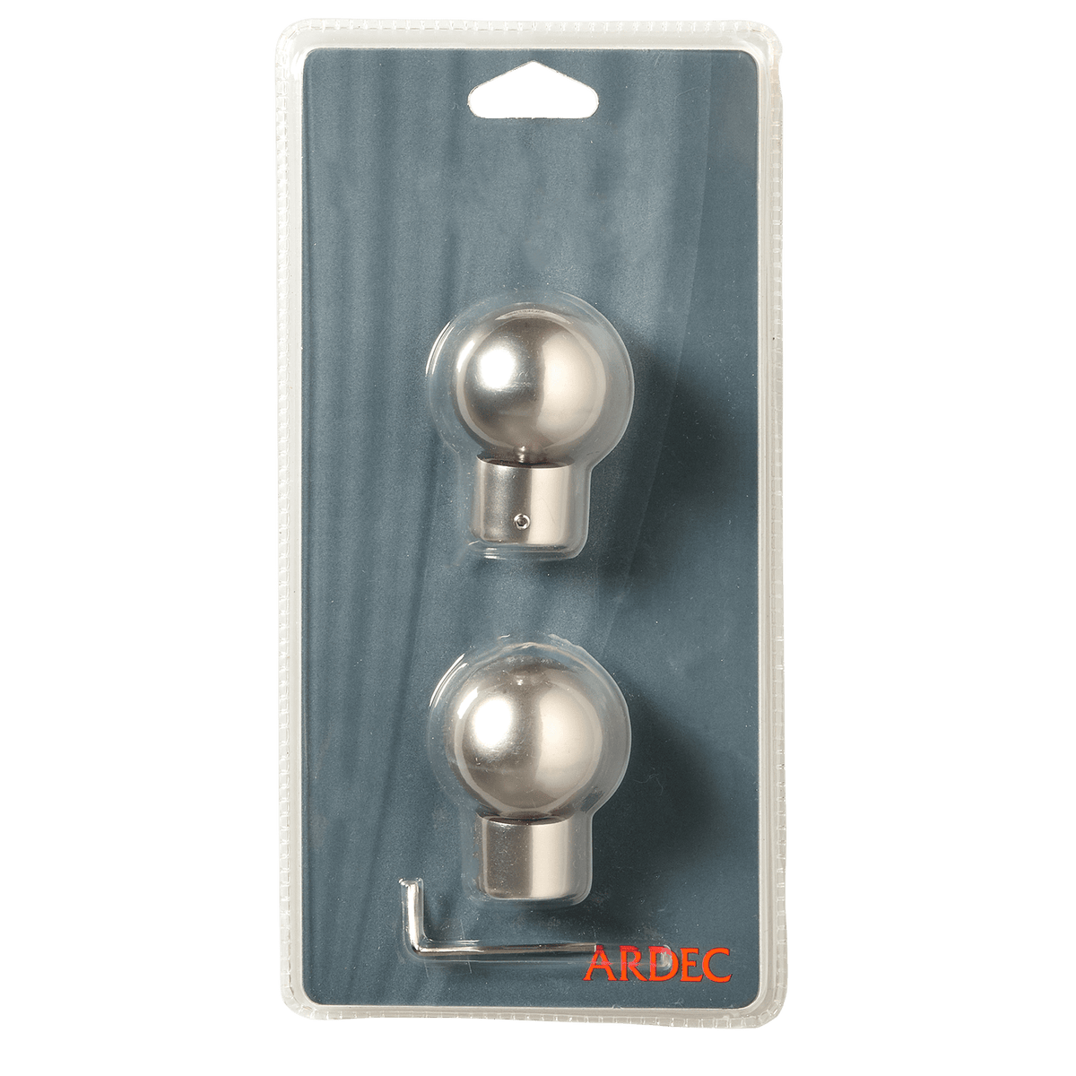 Embout Pyrite Satin nickel Métal brossé