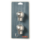 Embout Pyrite Satin nickel Métal brossé