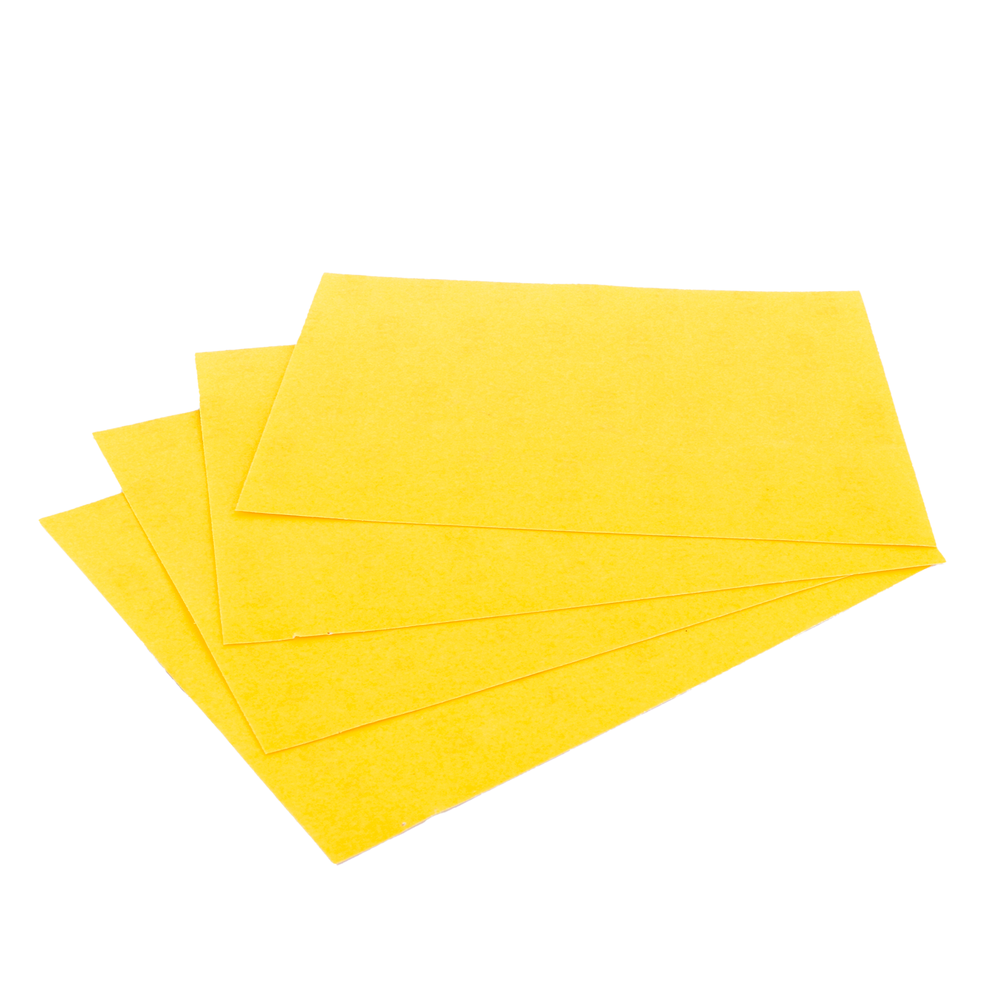 Ocai Lot de 4 feuilles abrasives grain fin