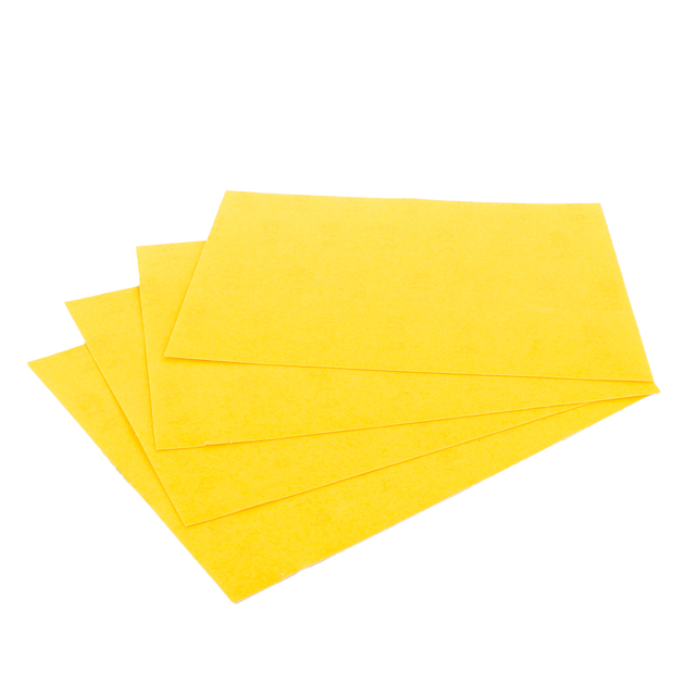 Ocai Lot de 4 feuilles abrasives grain fin
