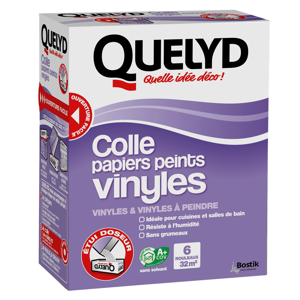 QUELYD Colle papier peint vinyle Quelyd 0,3Kg