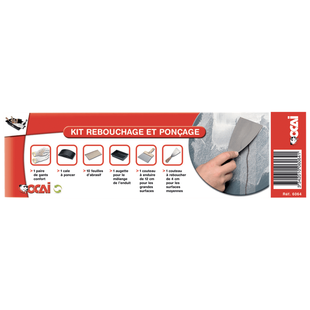 OCAI Kit complet rebouchage et lissage 