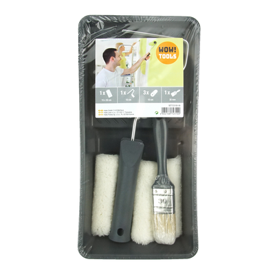 Lot peinture boiserie + + pinceau plat 30 mm 