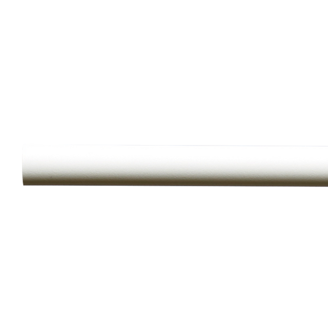 Barre à rideau VELOURS blanc grainé 2,8 cm 200 cm