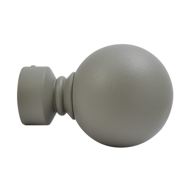 Embout VELOURS coloris gris grainé