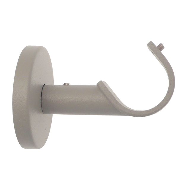 Support barre à rideau VELOURS gris grainé 2,8 cm 6 cm