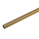 Barre à rideau Trompette Or Métal brossé