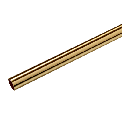 Barre à rideau Trompette Or Métal brossé