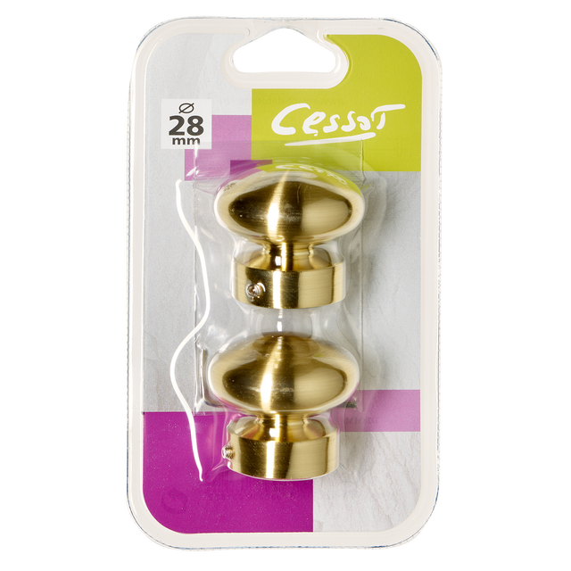 Embout TROMPETTE coloris laiton mat