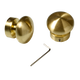 Embout Trompette Or Métal brossé