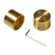 Embout Trompette Or Métal brossé