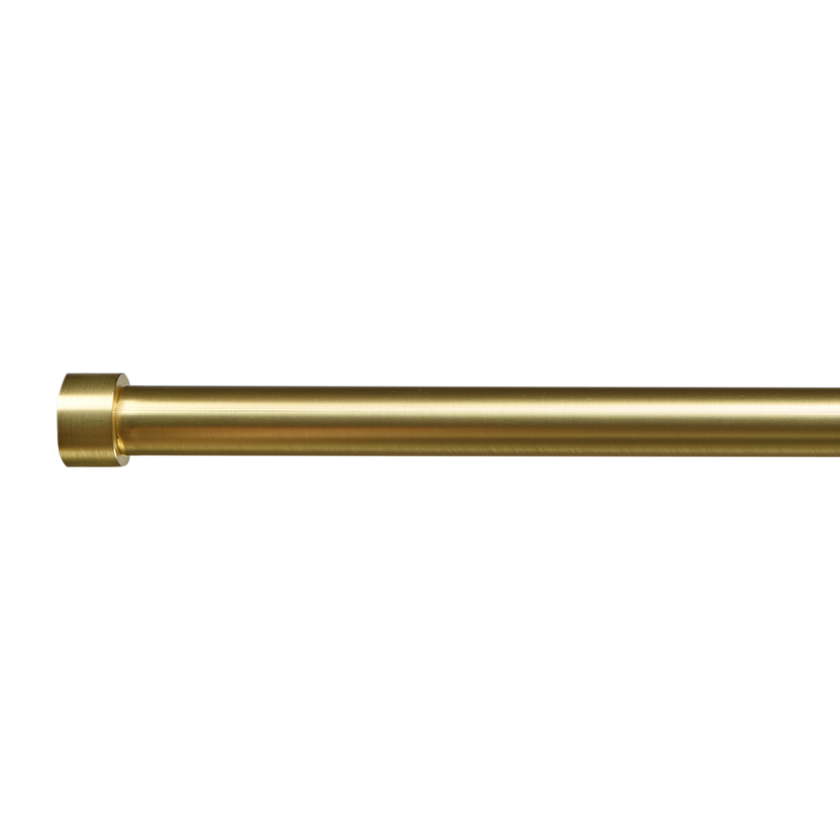 UMBRA Kit barre à rideaux Trombone Or Métal brossé