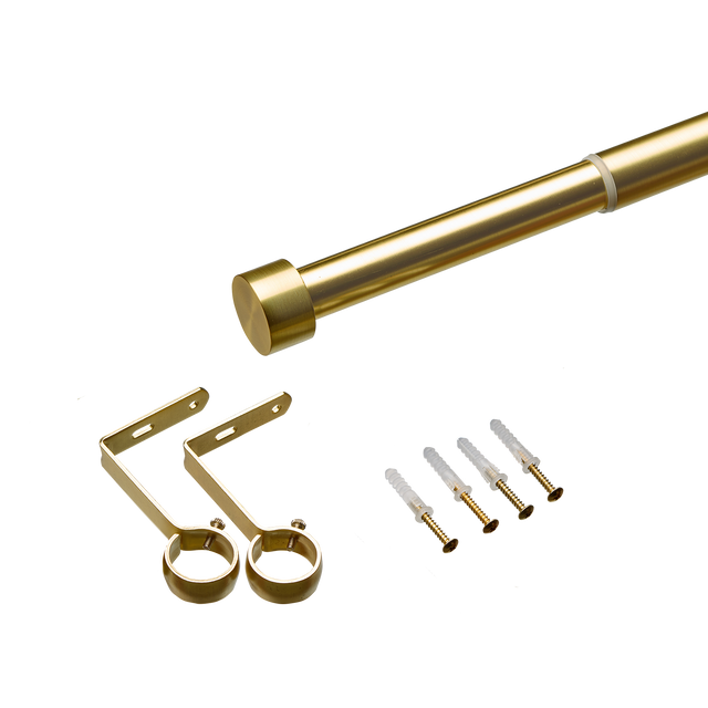 Umbra Kit barre à rideaux TROMBONE or 2,54 cm de 91,0 à 168 cm