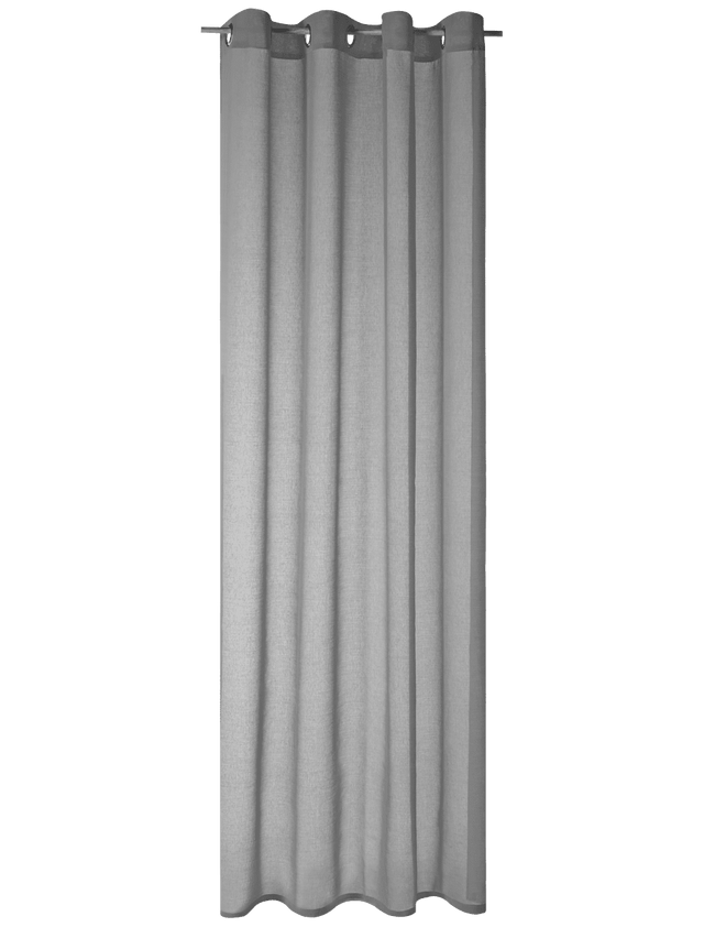 Voilage COLORS coloris gris 140 x 260 cm