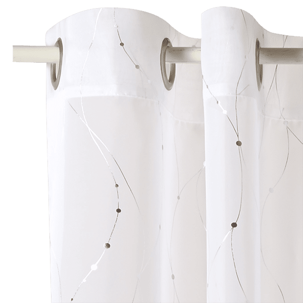 4MURS Voilage PLATINIUM coloris blanc 140 x 240 cm