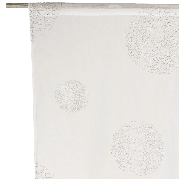 Vitrage ESSENTIEL coloris blanc 90 x 210 cm