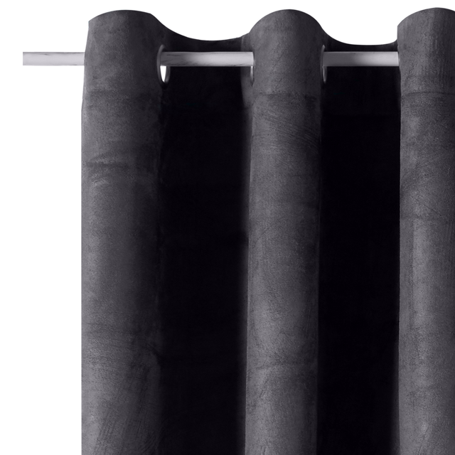 4MURS Rideau VELVET coloris gris anthracite 140 x 260 cm