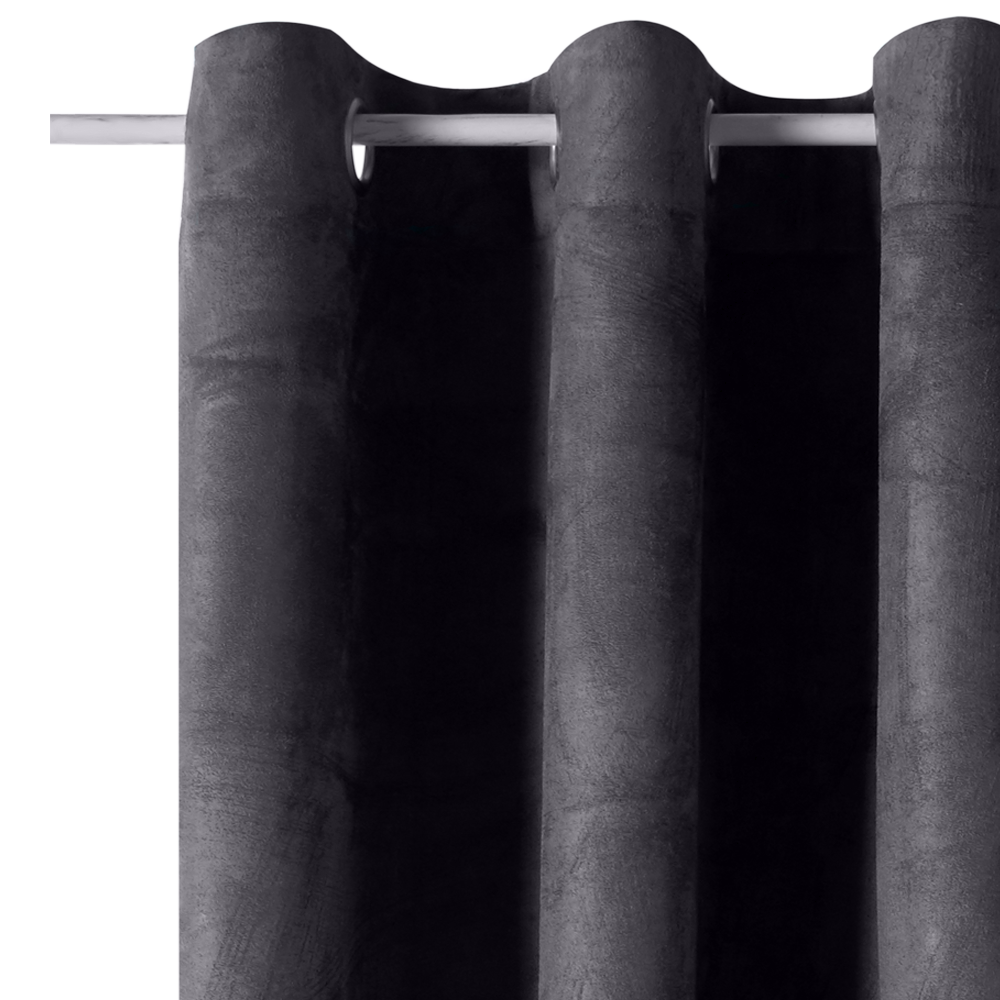 4MURS Rideau VELVET coloris gris anthracite 140 x 260 cm