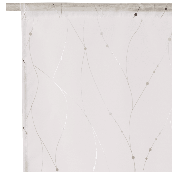 4MURS Vitrage PLATINIUM (la paire) coloris blanc 60 x 160 cm