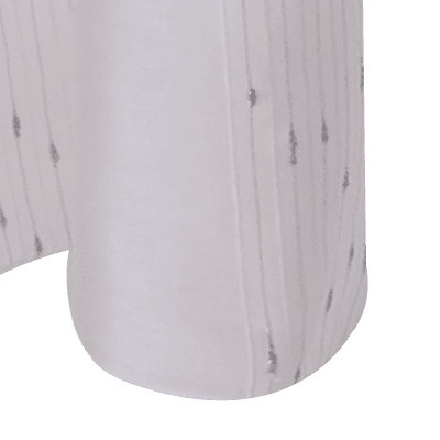 Voilage QUEEN coloris blanc 140 x 260 cm