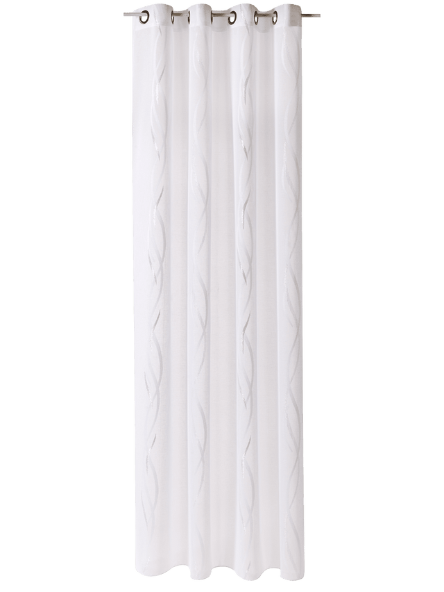 Voilage SPLENDIDE coloris blanc 140 x 260 cm