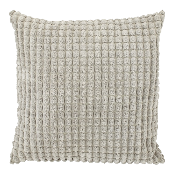 Coussin ROME coloris gris perle 45 x 45 cm