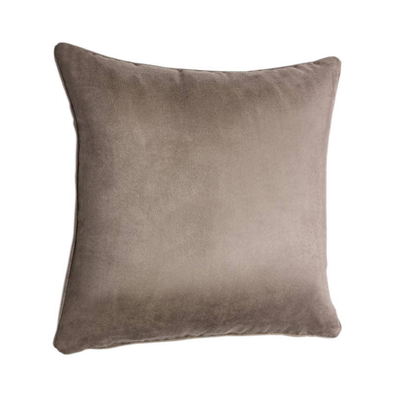 Coussin Velvet Tourterelle
