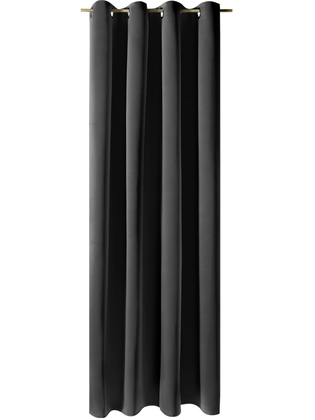 Rideau thermique ALESSANDRO coloris noir 135 x 240 cm