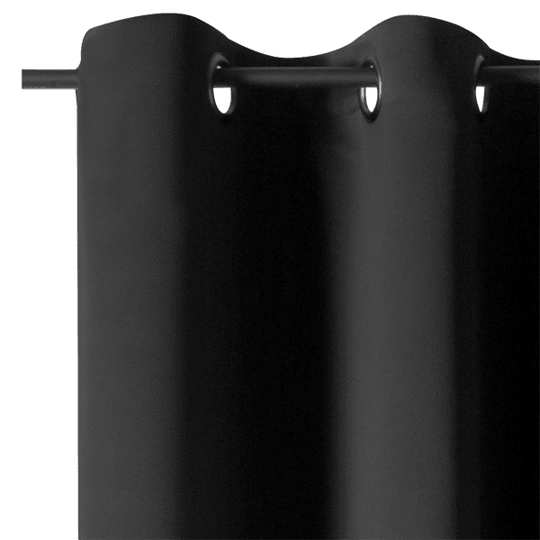 Rideau thermique ALESSANDRO coloris noir 135 x 240 cm