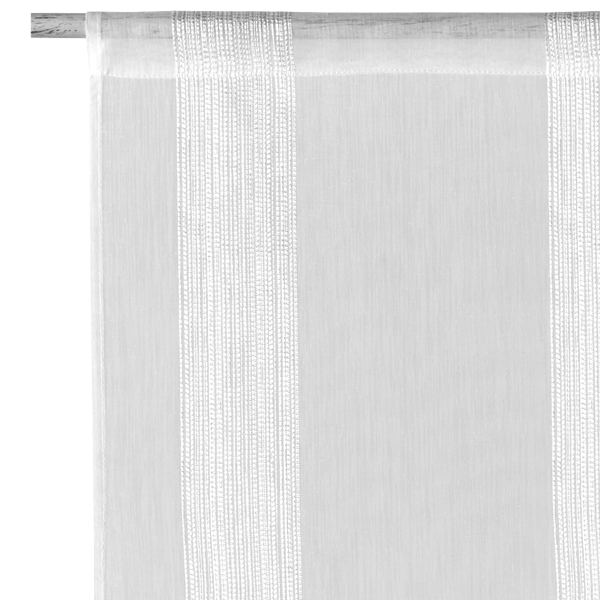 4MURS Vitrage PINGALA (la paire) coloris blanc 45 x 160 cm