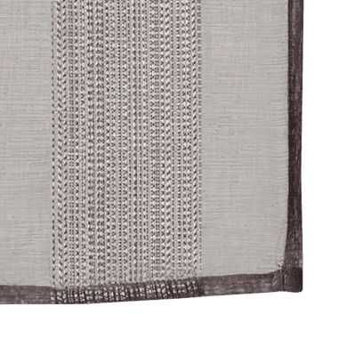 Vitrage PINGALA coloris gris 45 x 160 cm