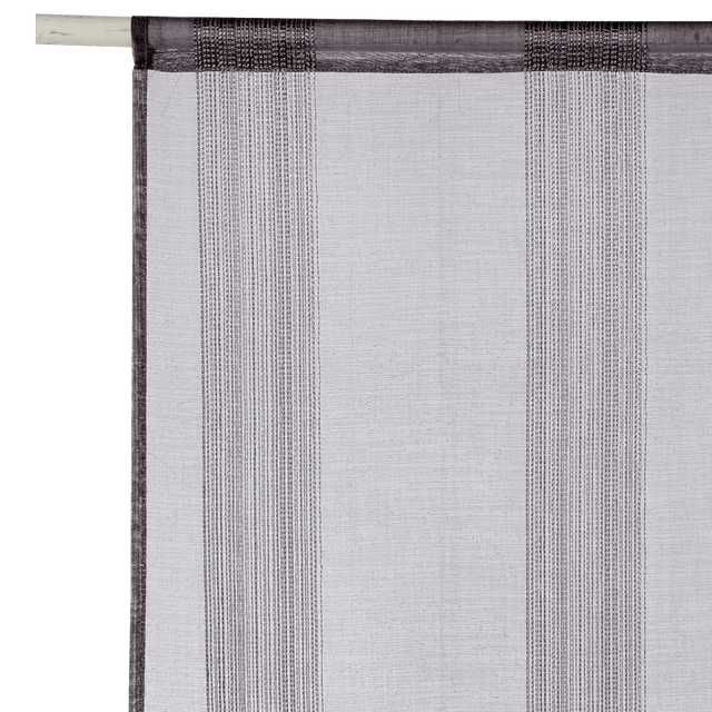 Vitrage PINGALA coloris gris 60 x 160 cm