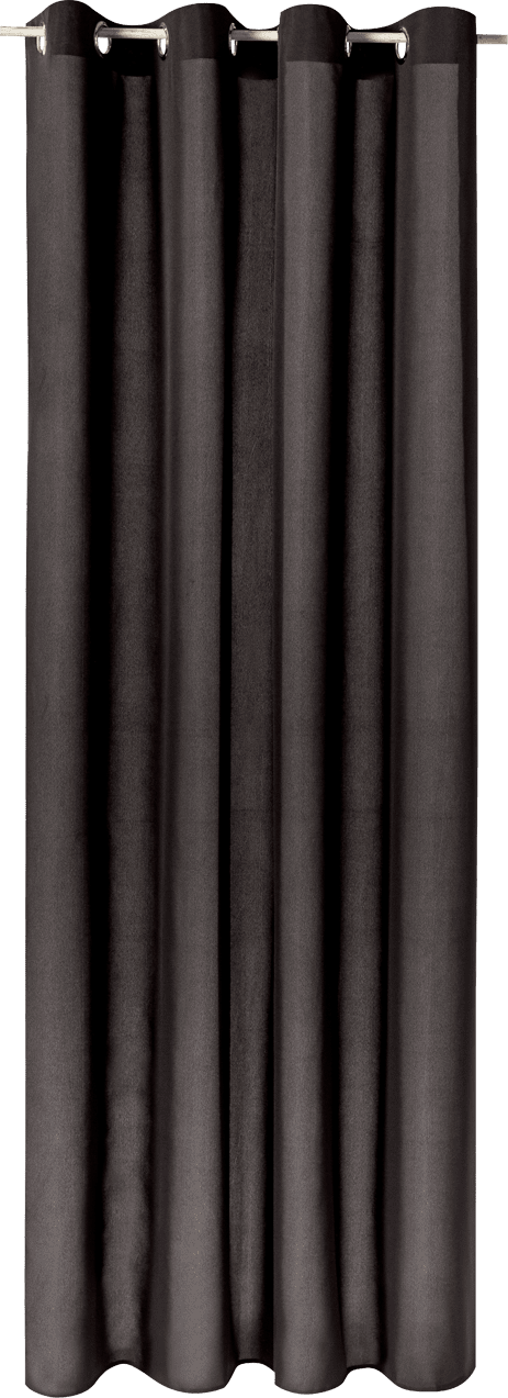Rideau ESSENTIAL coloris noir 140 x 240 cm