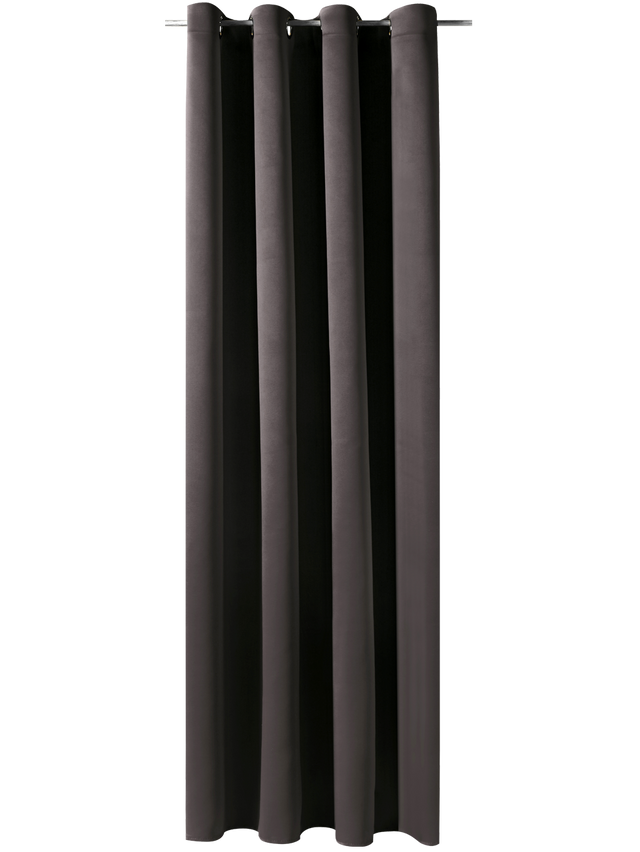 Rideau occultant GLOOM coloris noir 135 x 240 cm