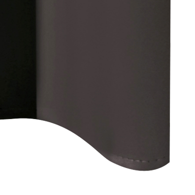 Rideau occultant GLOOM coloris noir 135 x 240 cm