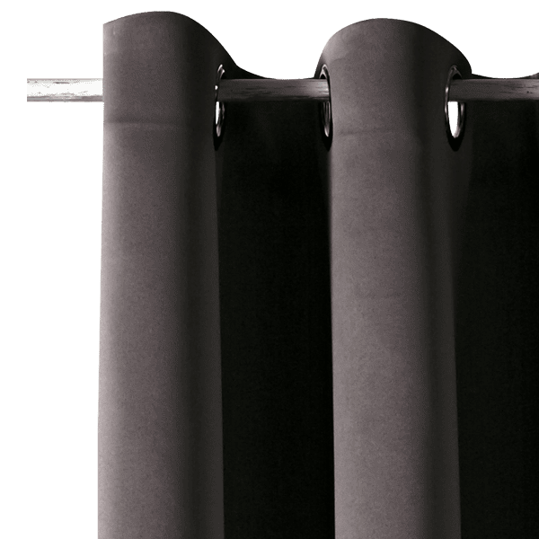 Rideau occultant GLOOM coloris noir 135 x 240 cm